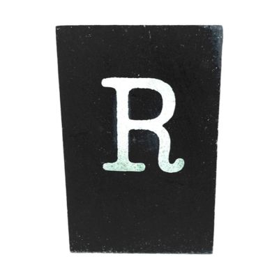 CottonCounts Letter R - Zwart