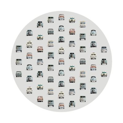 Studio Ditte Auto Cirkelbehang