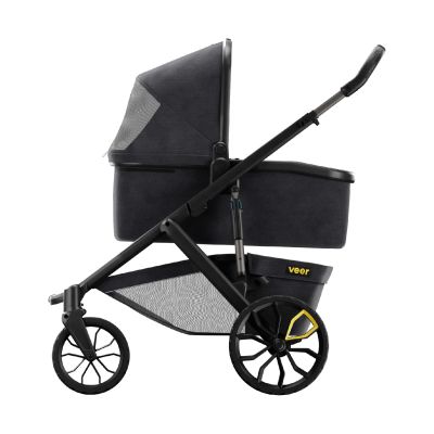 VEER Switchback &amp;Roll Kinderwagen 2-in-1 - Donkergrijs / Zwart