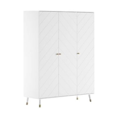 Vipack Billy Kledingkast 3 Deurs - Wit 