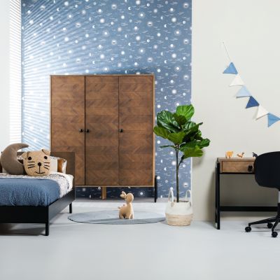 Europe Baby Beau Kinderkamer Walnoot Incl. Houten Onderstel
