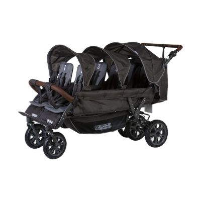 Childhome Sixseater Autobrake Meerlingwagen Antraciet