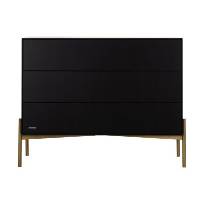 Kidsmill Boutique Commode Zwart / Brass