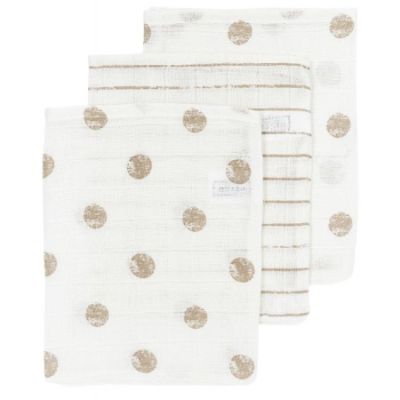 Meyco Washandjes - Dot Stripes - 3 Stuks