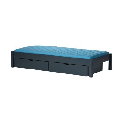 Manis-h Bed Met Opbergladen Antraciet