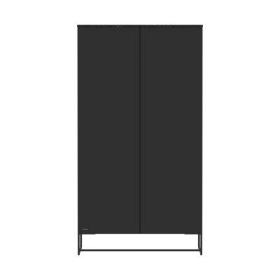 Kidsmill Modular 2 Kledingkast 2-Deurs Mat Zwart - Zwart