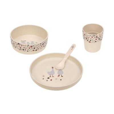 Laessig Tiny Farmer Sheep / Goose Dinerset Naturel