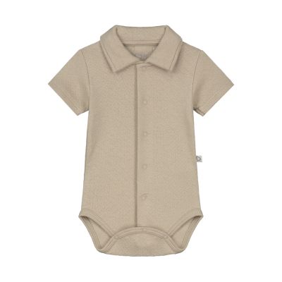 Mats &amp; Merthe Noah Romper Met Kraag Korte Mouw 