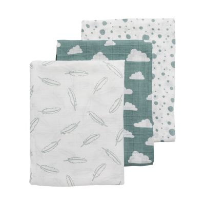 Meyco Feather Swaddle 3 Stuks