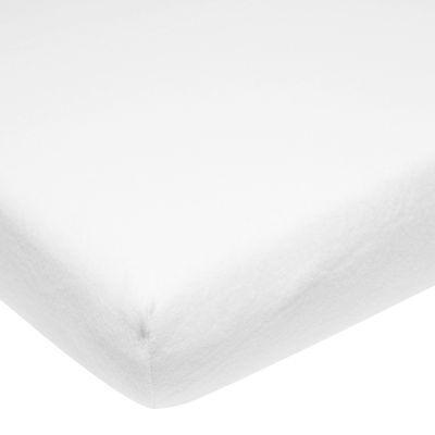 Meyco Molton Stretch Hoeslaken Wit 50 x 90 cm 2 Stuks