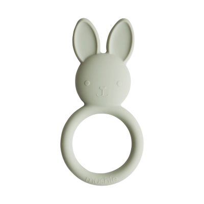 Mushie Bunny Bijtring Sage
