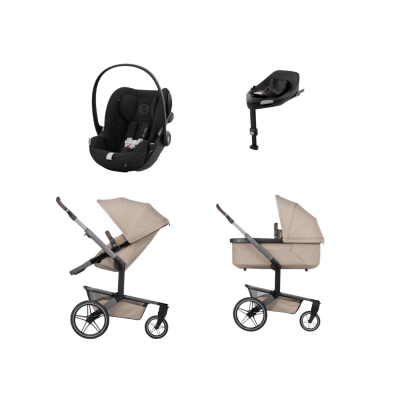 Joolz Day 5 Kinderwagen | Cybex Cloud T Autostoel | Cybex Base T