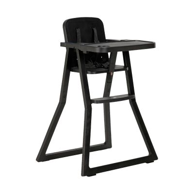 Puck Plain Highchair Zwart