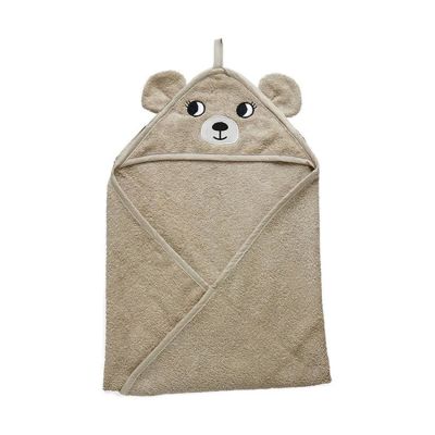 Roommate Badcape - Hooded Towel Bear - Grey