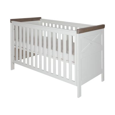 Kidsmill Savigno Babybed 70 x 140 cm Grijs Met Kruis