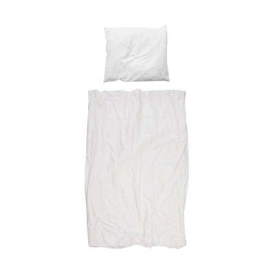 Snurk Uni Flanel Dekbedovertrek White